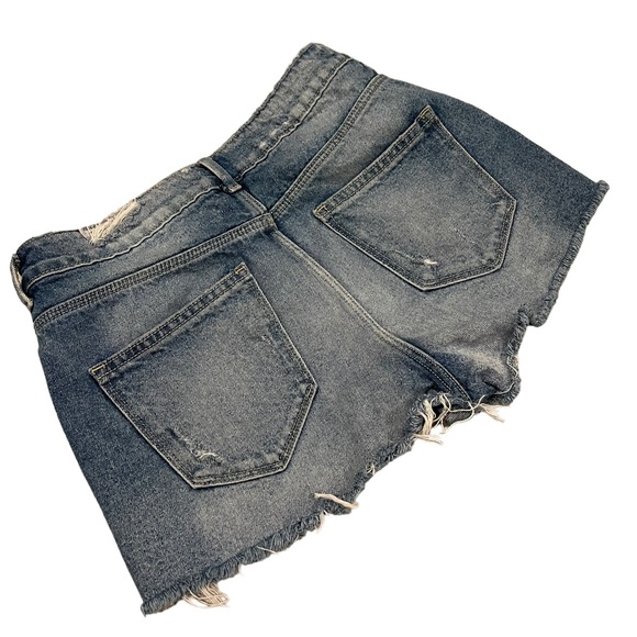 H&M X Coachella Distressed Tribal Fringe Shorts - Picture 6 of 12
